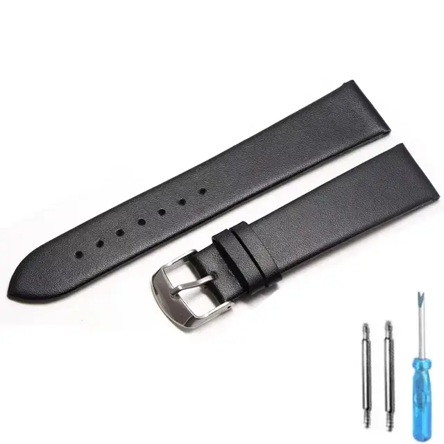 Bracelet de montre en cuir de vache véritable