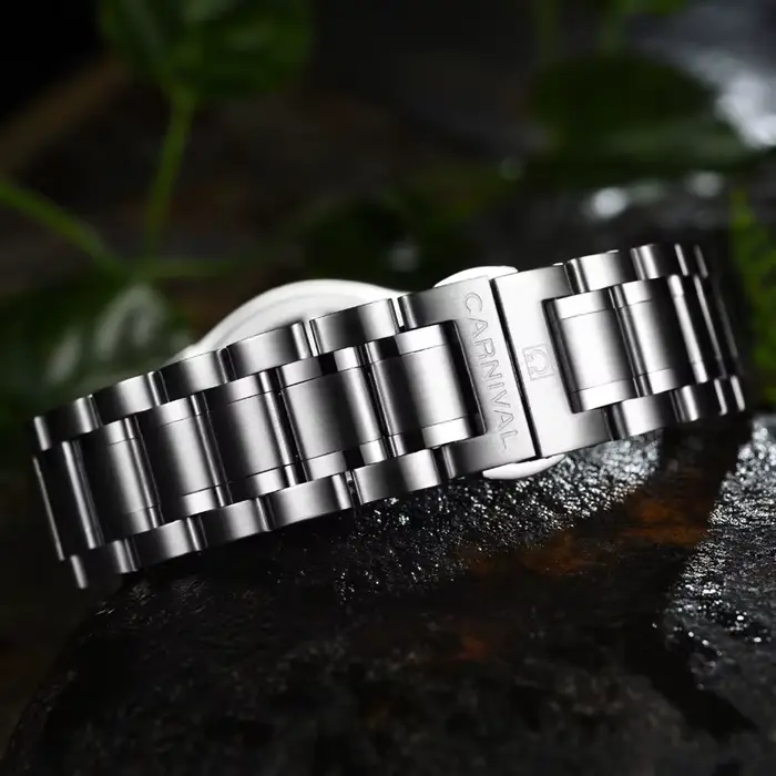 Carnival-Montre de luxe en acier inoxydable pour homme