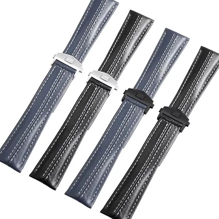 Bracelet de montre en cuir véritable de haute qualité