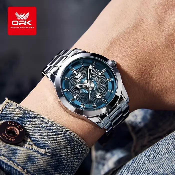 OPK 6056 nouvelle montre pour hommes conception de cadran de mode