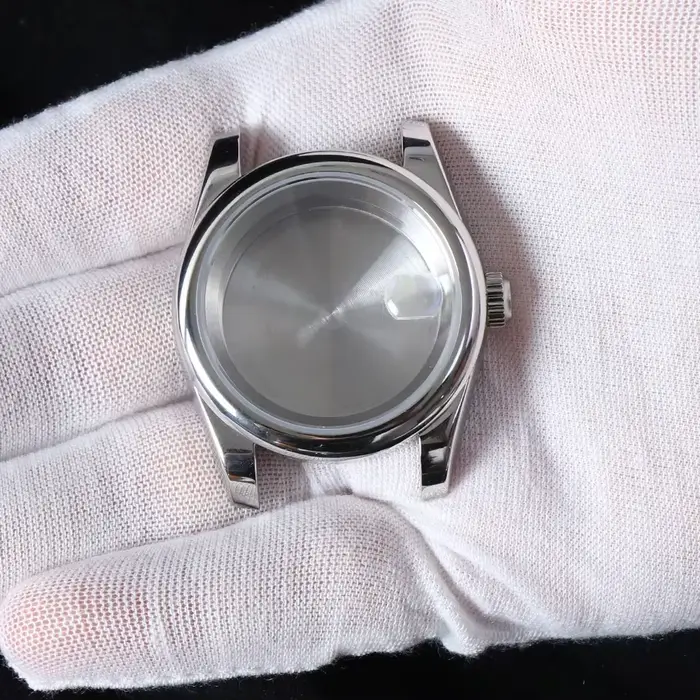 SeATM-Boîtier de montre Mod pour mouvement NH35, Oyster Perd'interface ual, Boîtier en acier à bord 
