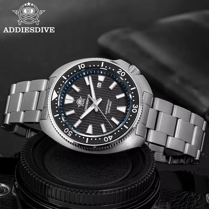 ADDIESDIVE – montre de plongée en verre saphir pour hommes