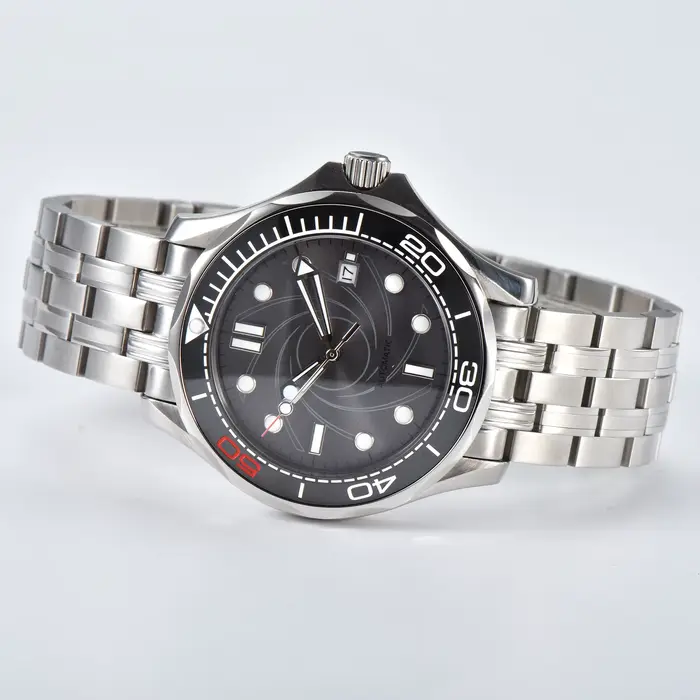 41MM 007 montre de luxe pour hommes japon mis5 8215 montres mécaniques automatiques en acier inoxydable étanche bracelet