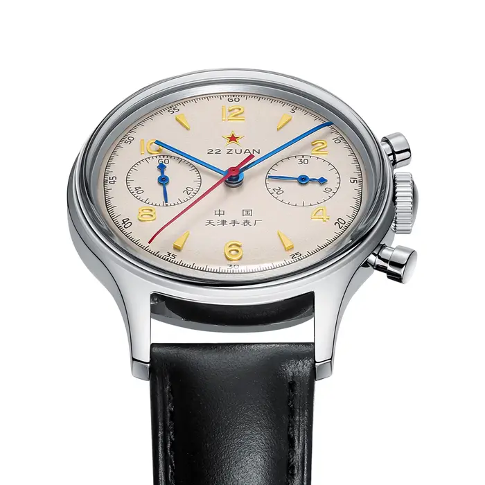 Seagull 1963 édition internationale montre mécanique pour hommes chronographe pilote