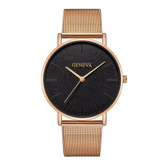 2025 montre pour femme Vintage classique mode cadran décontracté bande d'acier bracelet or Rose féminin montre-bracelet à Quartz décontractée