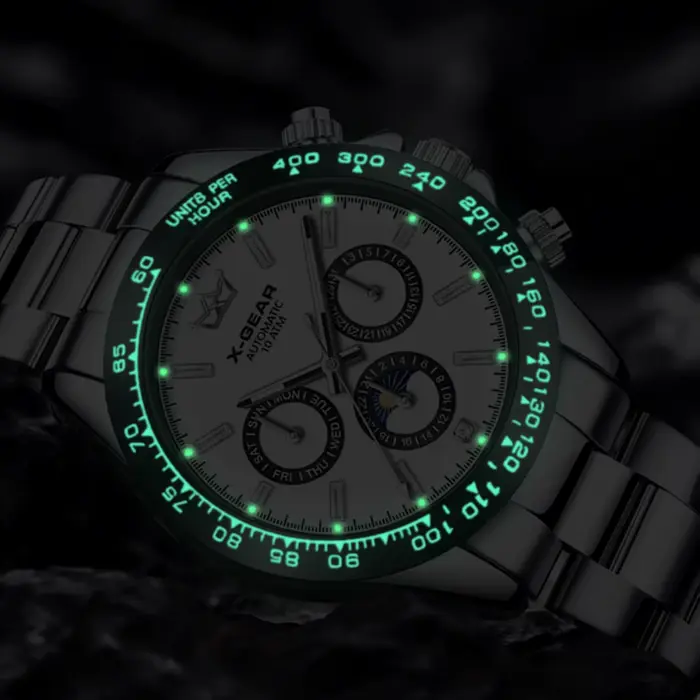 Montre mécanique automatique pour homme Panda Eye