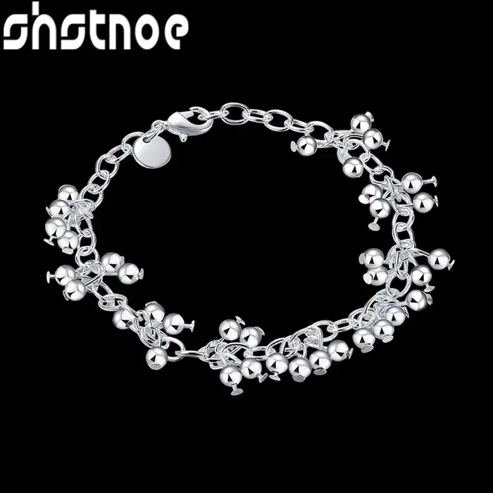 Bracelet multi-perles en argent sterling 925