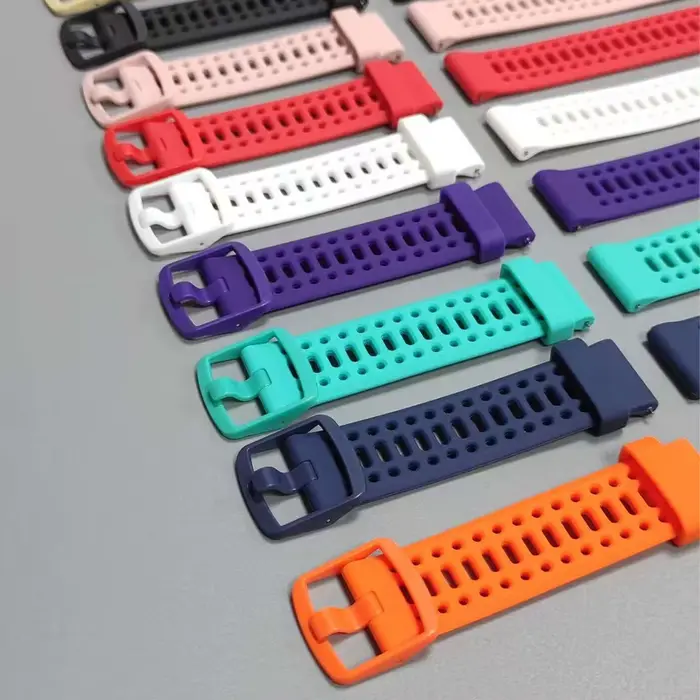 Bracelet de rechange en silicone bicolore pour Suunto Vertical 2/RACE 2 S/Run/OceanTwo-Tone et Suunto 5 9 Peak Pro - Compatible Unisexe - Durabilité et Style