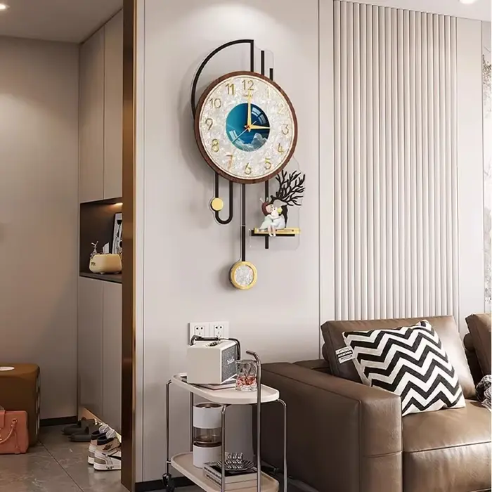 Horloges murales numériques pour salon