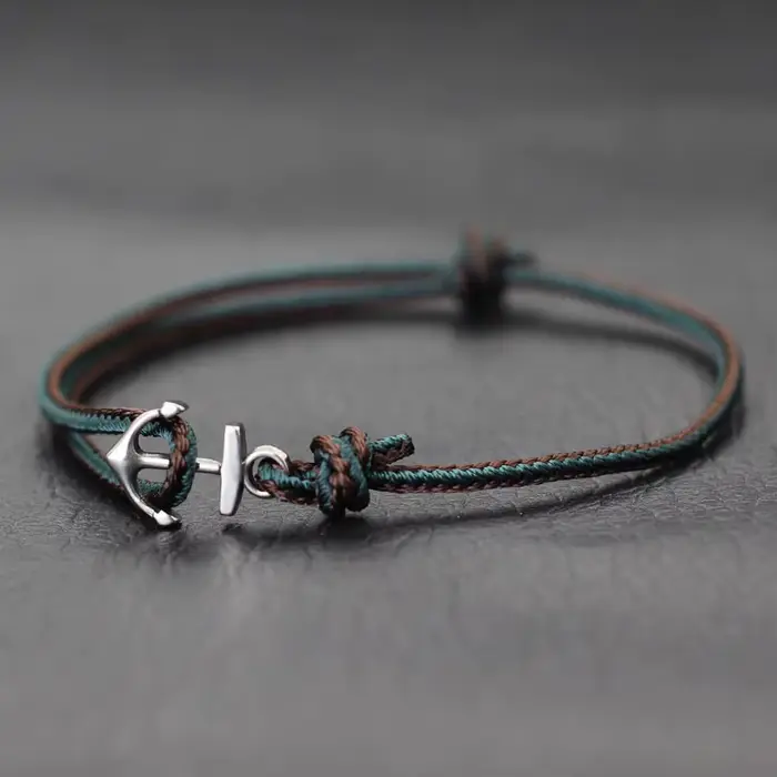 Bracelet ancre à la mode pour hommes