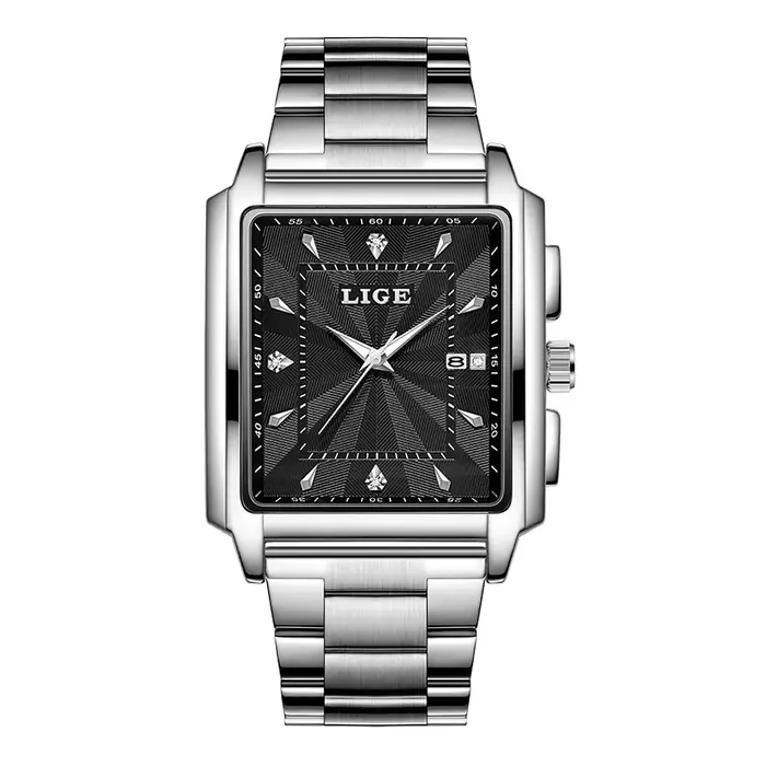 Montre Femme LIGE 2026 Lumineuse avec Calendrier, Quartz, Décontractée, Tendance, Étanche, Idée Cade