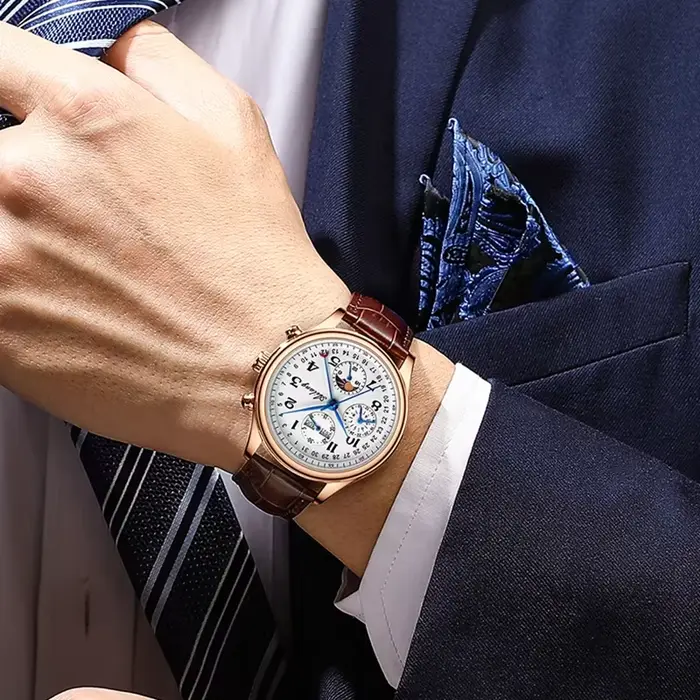 Nouvelle montre mécanique automatique de marque Ailang