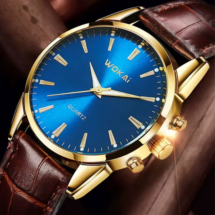 Nouvelle Montre Classique Rétro en Cuir pour Hommes et Femmes