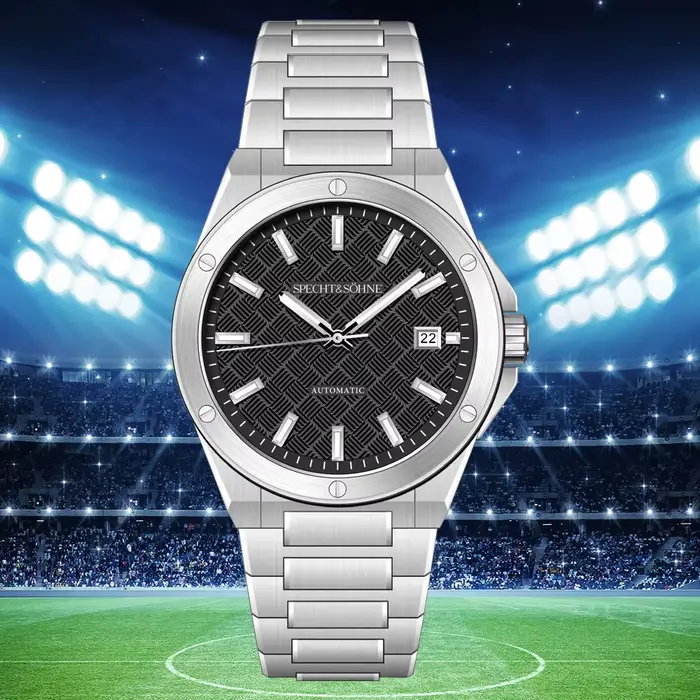 SpecPrint& Sohne-Montre existent en Acier pour Homme