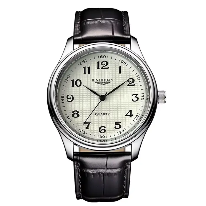 Montre-bracelet homme 2026 de luxe, étanche, pour affaires, à quartz, en cuir, avec boîte, cadeau po
