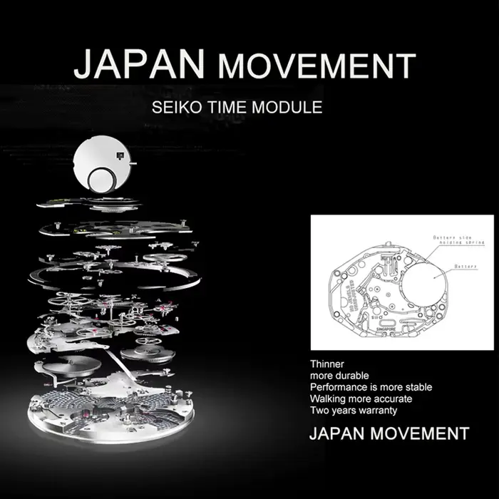 Hannah Martin hommes montre en cuir Style d'affaires mouvement à Quartz japonais 3Bar étanche horloge loisirs sport