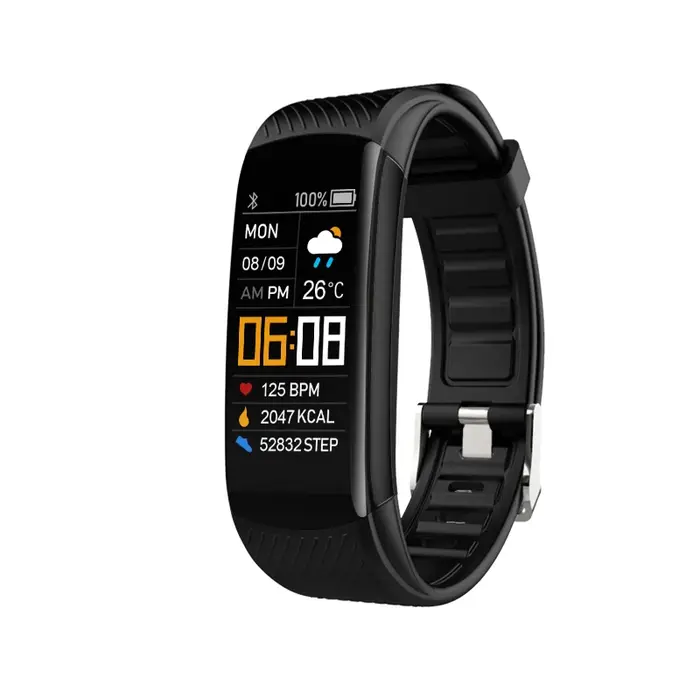Montre connectée 2026 avec moniteur de fréquence cardiaque pour hommes et femmes, bracelet caoutchouc, suivi complet de la santé et de la forme physique, occasion sportive et quotidienne