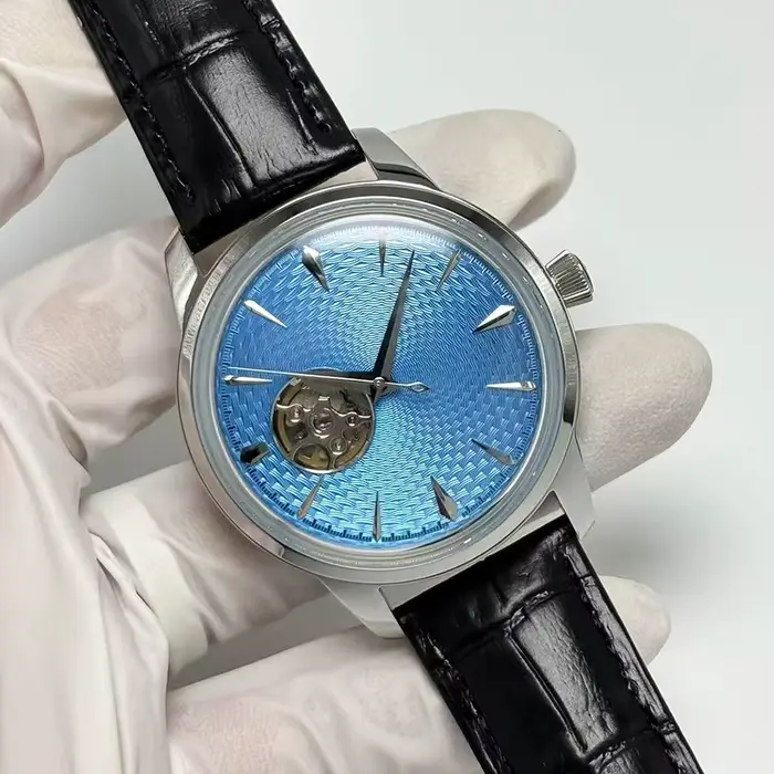 Montre ronde automatique mécanique rétro pour homme NH38