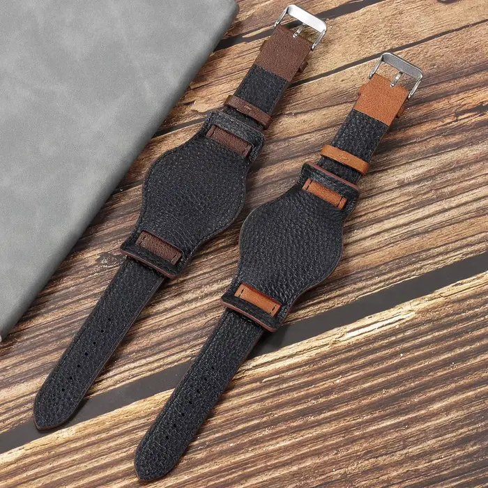 18mm 20mm 22mm Bracelet de montre en cuir véritable pour Seiko pour Omega pour citoyen