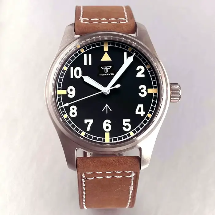 Montre pilote automatique pour hommes, 39mm, Miyota8215, 20 bars, étanche, mécanique, rétro, montres