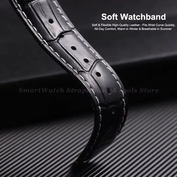 Bracelet de montre en cuir de veau véritable 16mm 18mm 19mm 20mm 21mm 22mm 23mm 24mm