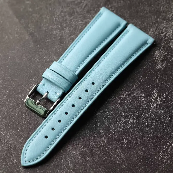 Bracelet en peau de mouton fait à la main, bracelet en cuir souple pour hommes de 18 19 20 22MM, sty