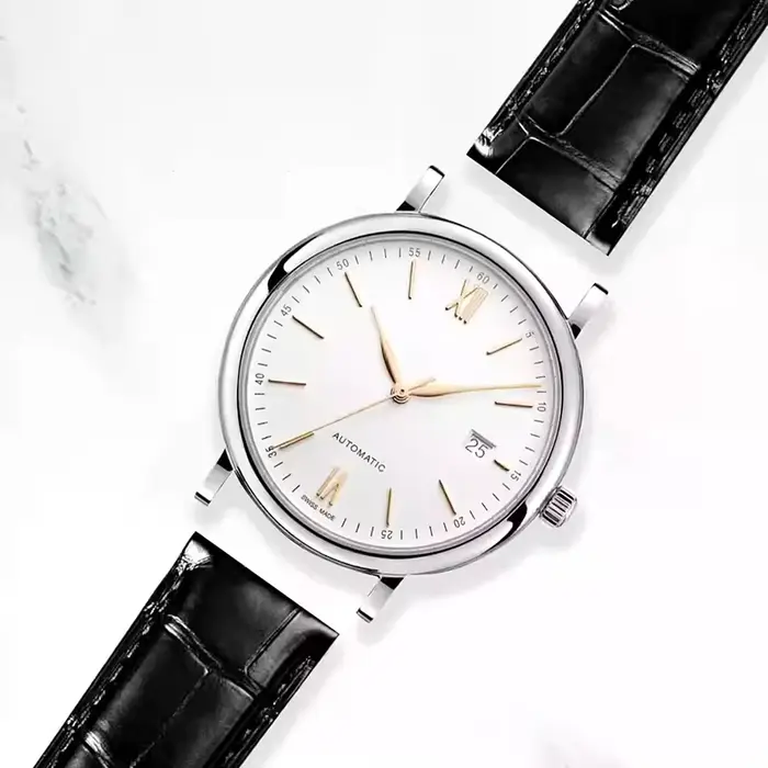 Bracelet de montre en cuir véritable pour pilote IWC portugais Portofino