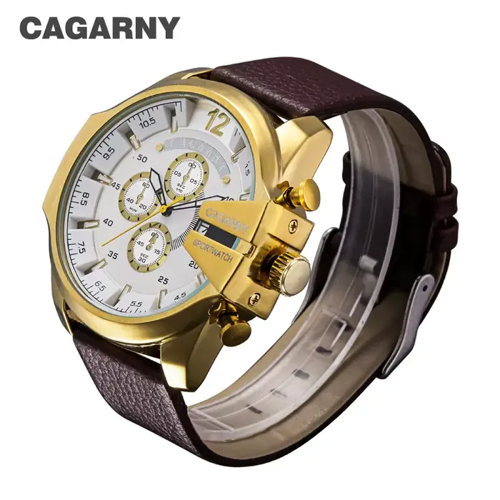 Cagarny – montre à Quartz militaire pour hommes