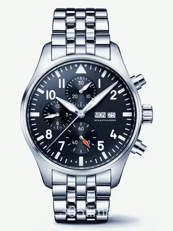 Montres mécaniques de pilote Le Petit Prince 43 mm Premium 2026 et bracelet en cuir robuste bleu-mar