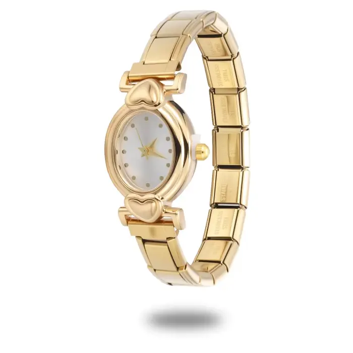 Montre carrée en acier inoxydable pour hommes et femmes