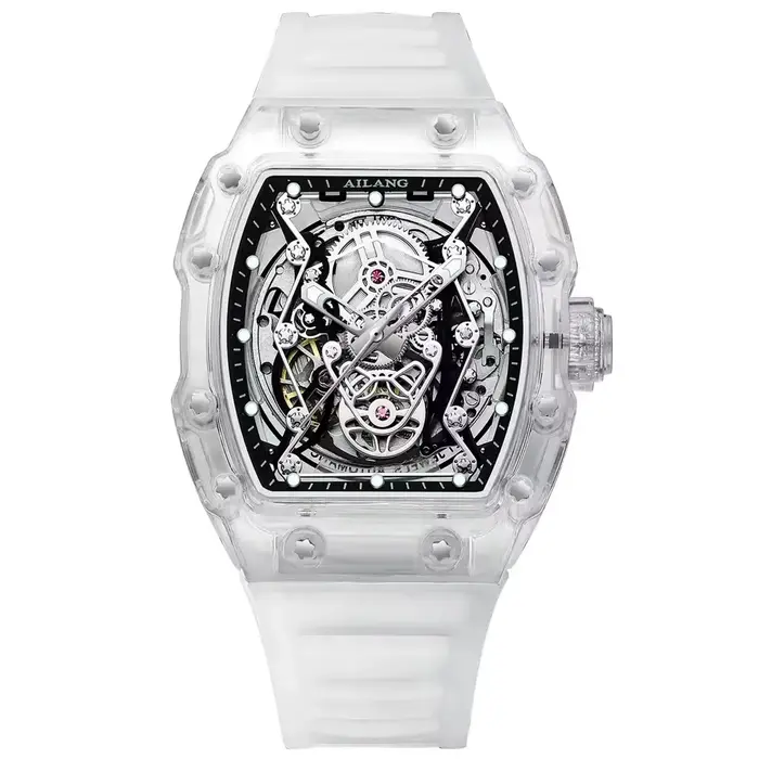 AILANG Montre mécanique automatique pour homme, cadran tonneau original, étanche, lumineuse, montre-