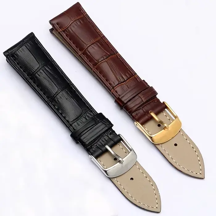Bracelet de montre en cuir véritable bracelets