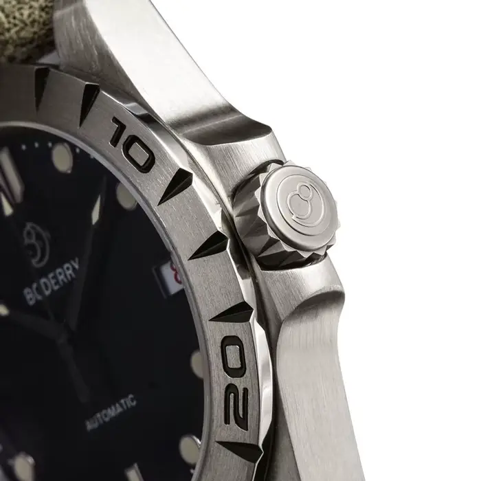 Montre BODERRY en titane avec mouvement automatique pour homme résistante à l'eau et lumineuse pour différentes occasions élégantes et sportives
