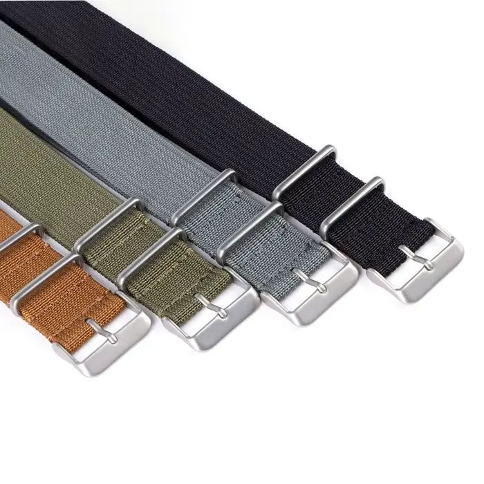 Bracelet de montre NATO vintage à dégagement rapide en nylon pour homme et femme, adaptable à différentes tailles et couleurs pour vos occasions spéciales