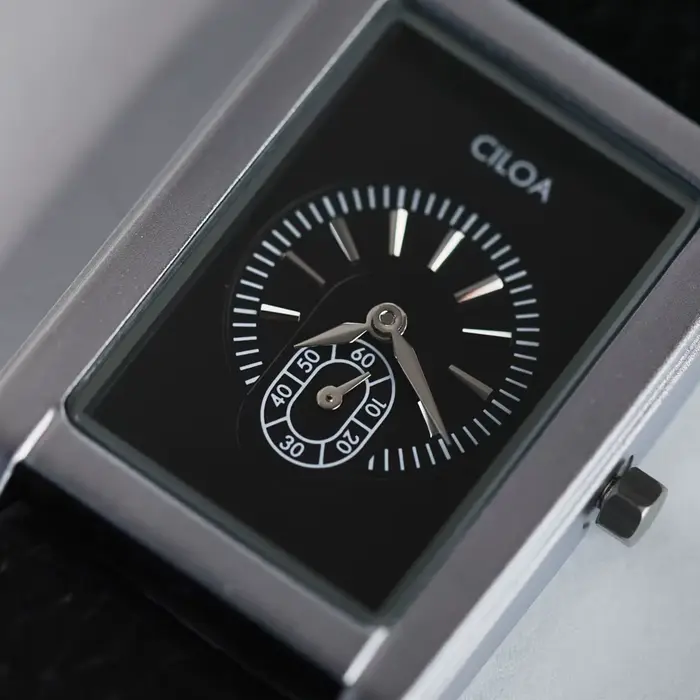 CILOA réservoir carré haute qualité montre hommes marque véritable cadeau rétro affaires