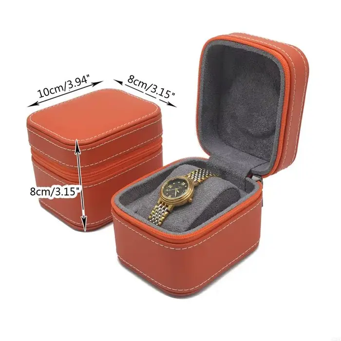 Montre de voyage de luxe pour étui, montre-bracelet étanche, organisateur de rouleau en cuir PU pour montre-bracelet, affichage de bijoux Commercial G