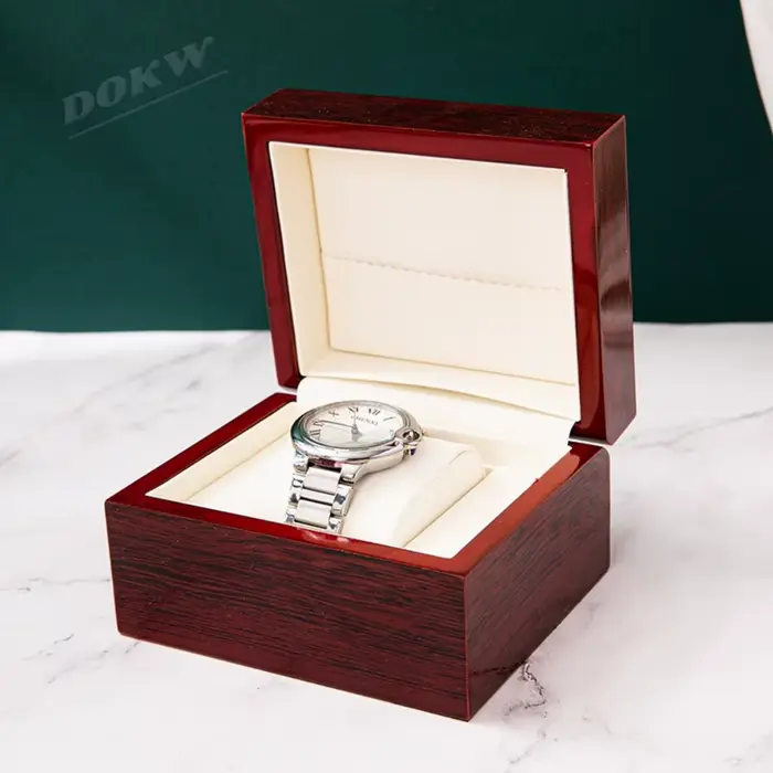 Boîte de montre, boîte de montre-bracelet en laque piano, boîte de rangement et d'affichage de montr