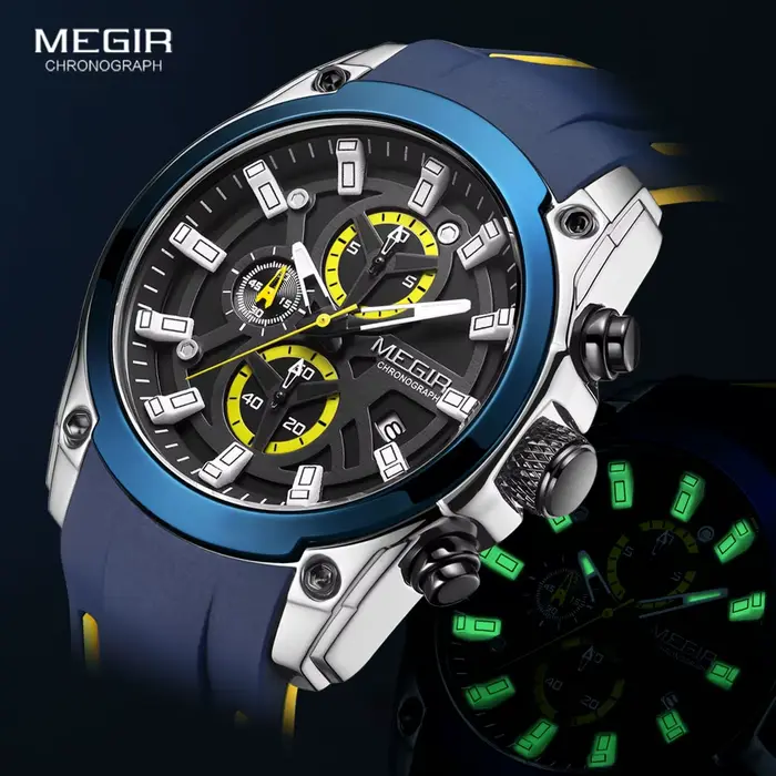 MEGIR hommes montres de Sport militaire