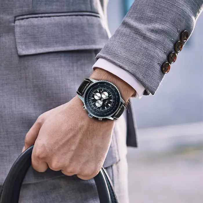 JARAGAR pilote sport montre automatique pour hommes militaire multifonction montres mécaniques haut de gamme luxe bracelet en cuir horloge