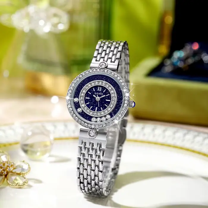Femmes Bracelet montres argent Top marque de luxe dames