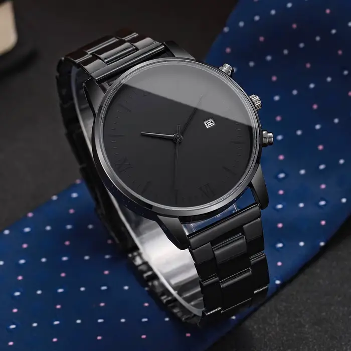 Montre Simple Roma en alliage avec mouvement quartz pour hommes style fashion casual occassions quotidiennes et spéciales