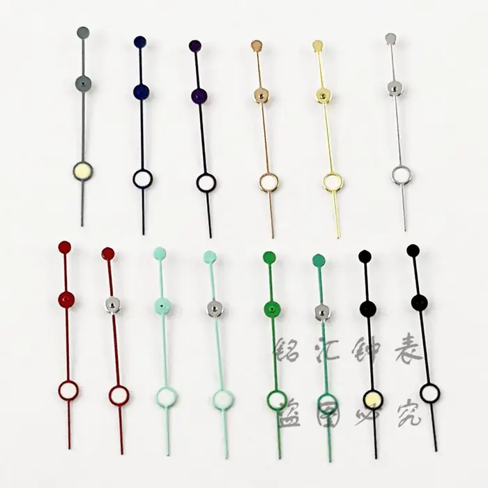 Aiguilles de montre NH35 12.5MM plongée fantôme rouge vert bleu pointeurs pour mouvements NH35/NH36/4R/7S montres ocassions spéciales