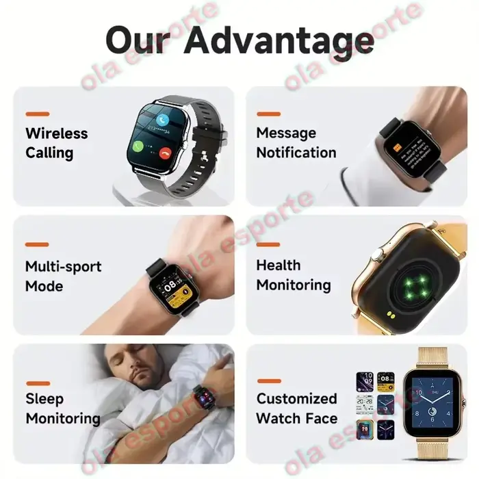 Nouvelle Montre Connectée Multifonctionnelle 2026 pour Hommes et Femmes