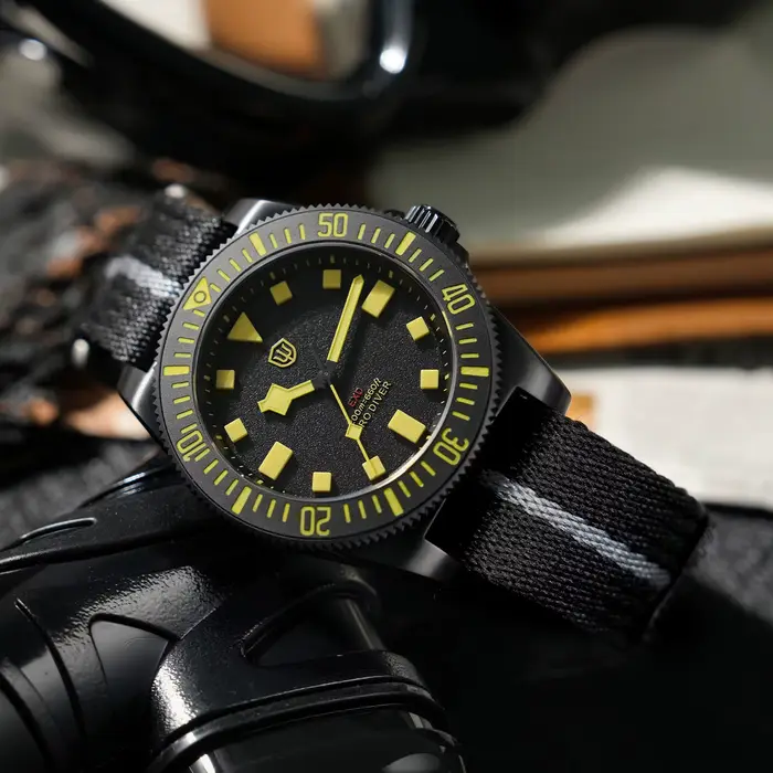 Watchdives EXD 40mm montre de plongée en titane VH31 balayage deuxième Movt saphir BGW9 Lume 200M WR lunette en céramique bracelet Interchangeable