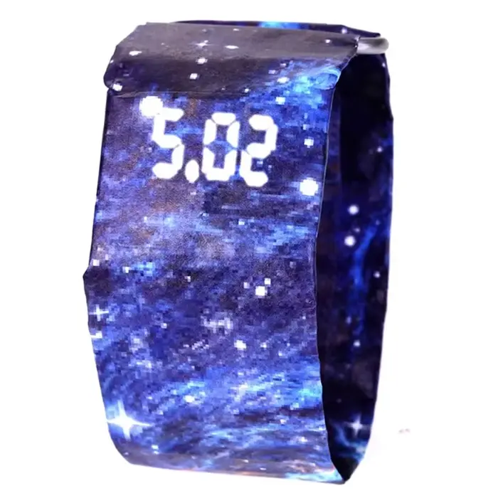 2020 Reloj Hombre hommes montres papier créatif Led montre numérique étanche