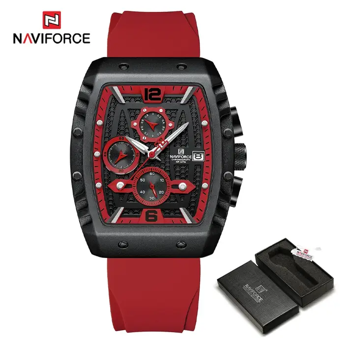2025 nouvelle montre-bracelet homme NAVIFORCE haut de gamme qualité étanche chronographe montre à Quartz pour hommes