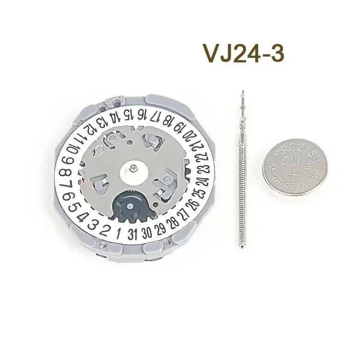 Nouveau Original japon VJ24 VJ24B montres mouvement à Quartz Date 3/6 mouvement à deux aiguilles acc