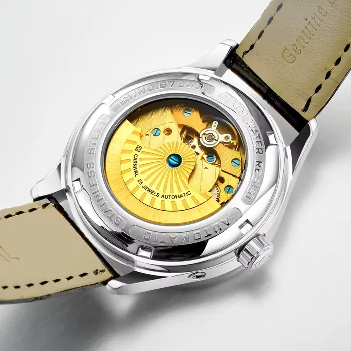 Montre mécanique étanche et lumineuse pour homme