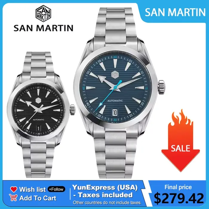 San Martin – montre chronomètre pour hommes