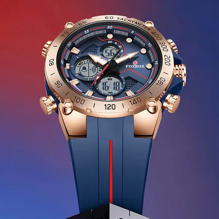 FOXBOX Nouvelle montre de luxe pour homme